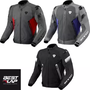 REV'IT GIACCA CONTROL AIR H2O GREY BLUE/GREY RED/BLACK WHITE DA MOTO PER UOMO - Foto 1 di 5