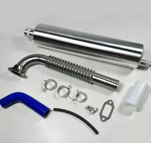 1Set DLE 111cc Long Exhaust Pipe Single with Accessories - Picture 1 of 4