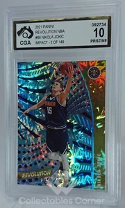 Tarjeta jokic Panini Revolution Impact Nikola 2021 grado 10 - Imagen 1 de 2