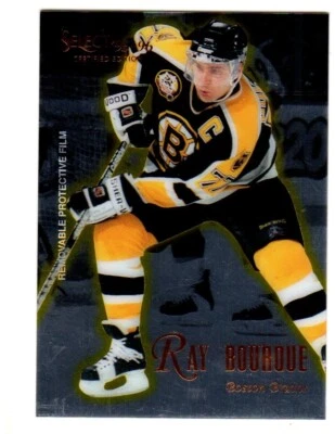 1995-96 Select Certified #34 Ray Bourque BOSTON BRUINS (PROTECTIVE FILM ON) - Image 1 of 2