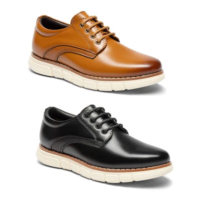 Boy's Kids Toddler Dress Sneakers Casual Oxford Versatile Styling Formal Shoes - Image 1 of 4