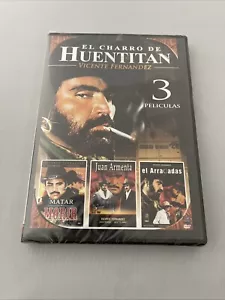 Vicente Fernandez: El Charro De Huentitan 3 PK (3 Peliculas) - DVD - Brand New - Imagen 1 de 4