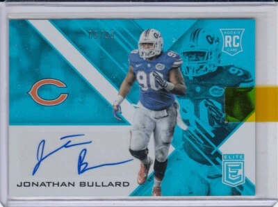 JONATHAN BULLARD 2016 Elite Rookie Auto #ERA-BU RC 65/99 Bears - Image 1 of 3