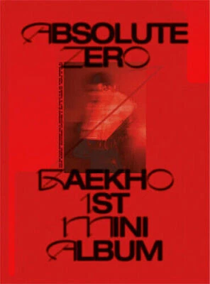 NU'EST BAEKHO ABSOLUTE ZERO 1st Mini Album BURNING CD+Book+4Card+2Sticker+Poster - Image 1 of 4