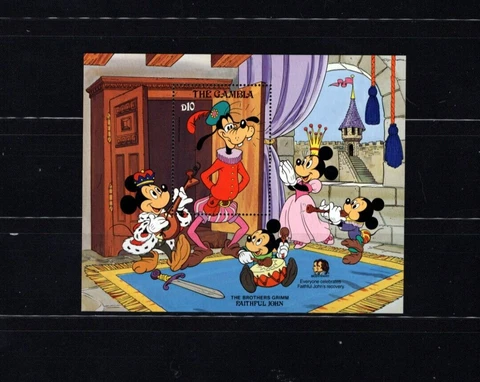 Gambia Disney 569 Brothers Grimm VF MNH S/S A2 Cover