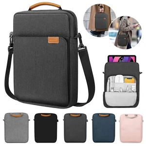 13-inch Laptop Shoulder Bag Padded Computer Tablet Carrying Case for MacBook HP - Picture 1 of 13