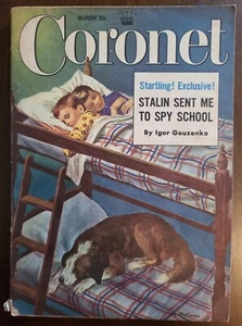 Vintage Coronet Magazine March 1953 Stalin Sent Me To Spy School Igor Gouzenko - Bild 1 von 2