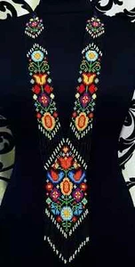 Collar Hecho a Mano Semilla Cuentas Boho Estilo Americano Netiv Cuentas Multi Hilo - Imagen 1 de 1