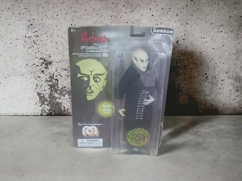 Nosferatu w/ Black Coat, Horror Mego Action Figures 8” Glow in The Dark  7405 Cover