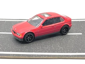 LOSE Matchbox 1995 BMW 318ti (rot) SUPER CUSTOM WHEEL SWAP von AEB - Bild 1 von 5