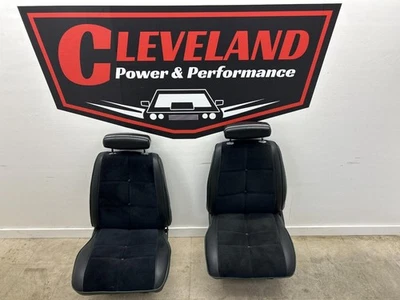 1969 Dodge Charger OEM Front Seats Vinyl & Cloth - Image 1 of 4