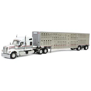 First Gear DCP 1/64 Kenworth W990 Wilson Silverstar Livestock Trailer 60-1899 - Picture 1 of 5