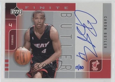 2002-03 Upper Deck Finite Signatures /80 Caron Butler #CB-A Rookie Auto RC - Image 1 of 2