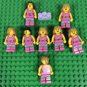 Lego istruttore fitness 8 minifigure serie 5 da collezione 8805 CMF lotto raro HTF - Foto 1 di 5