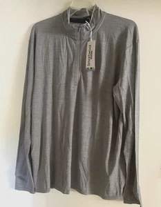 Smartwool VRST X Long Sleeve 1/4 Zip Base Layer Merino Wool Gray XXL MSRP $118 - Picture 1 of 9
