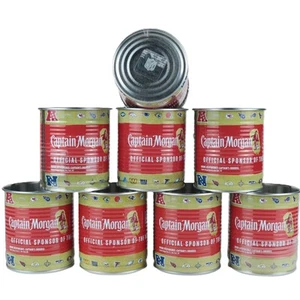 Menge 8 Captain Morgan Offizielle NFL Promo Dosen Tassen-Limitierte Auflage Set 3,25" - Bild 1 von 6