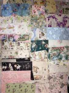 28 piezas más restos de papel para envolver regalos años 50 - tamaños y diseños surtidos - Imagen 1 de 17