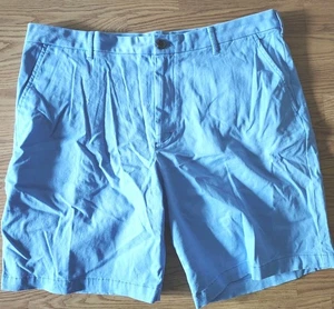 IZOD Saltwater Men's Stretch Flat Front Shorts Size 38x9.5 Light Blue NWT - Picture 1 of 3