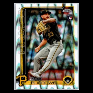 Pittsburgh Pirates 2025 Topps Chrome - #Mike Burrows RC Raywave Refractor - Bild 1 von 2