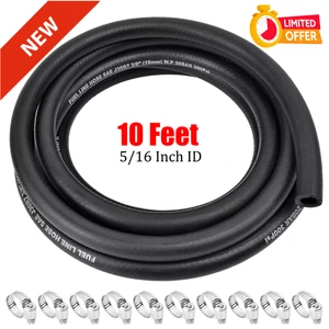 Manguera de línea de combustible 5/16" ID NBR 10 FT - Manguera de empuje funciona con diésel/gasolina/aceite - Imagen 1 de 8