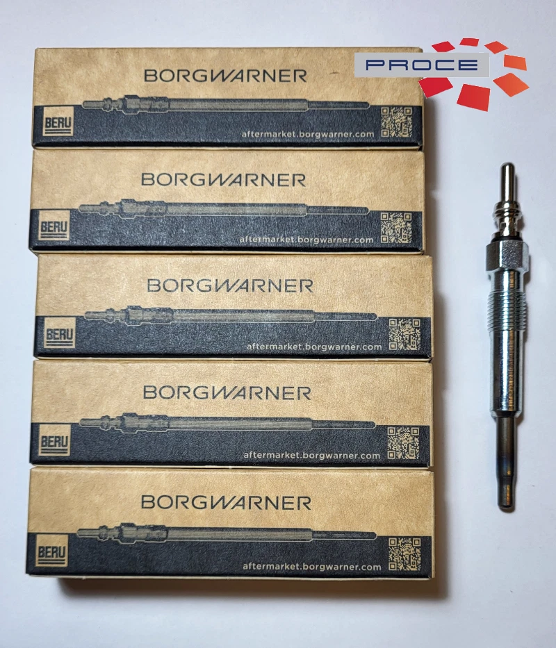 5X Bougie De Préchauffage BERU GN855 0100226227 VW T4 LT 2,5 TDI ACV AXG AHY AJT - Photo 1/1