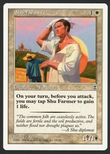 ***English Shu Farmer*** MTG Portal 3 Kingdoms Kid Icarus - Picture 1 of 2