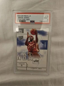 2003 SKYBOX LE LEBRON JAMES SKY'S THE LIMIT RC #16 - PSA 9 (MINT) CAVALIERS - Picture 1 of 2