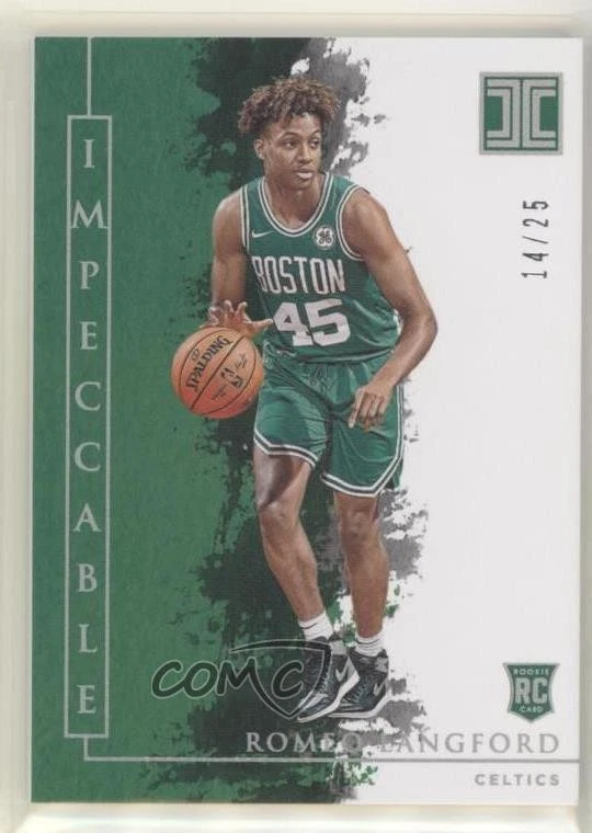 2019-20 Panini Impeccable Holo Silver /25 Romeo Langford #2 Rookie RC - Image 1 of 2