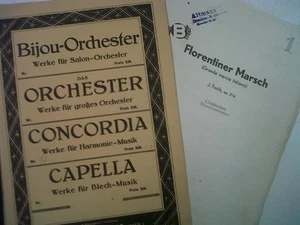 salon orchestra parts J. FUCIK Florentiner Marsch Op214 - Picture 1 of 1