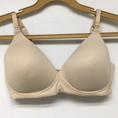 Motherhood Intimates Maternity Nursing Bra 40 DD Beige Womens - Image 1 of 4