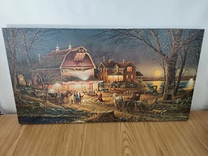 Dance Tonight Lighted Canvas by Terry Redlin Ducks Unlimited Art Country Scene - Picture 1 of 8