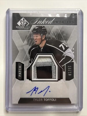 2015-16 SP Game-Used Inked Sweaters 10/10 Tyler Toffoli Autograph #IS-TT - Image 1 of 2