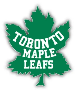 Toronto Maple Leafs NHL Hockey Green  Car Bumper Sticker - 9'', 12'' or 14'' - Picture 1 of 1