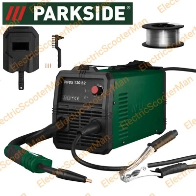 Parkside Inverter Flux Cored Wire Welder Welding Machine IP21S Gasless Class A - Image 1 of 4