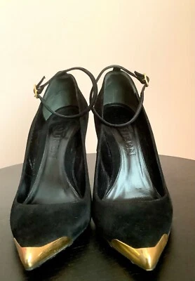 Zapato de cuña Alexander McQueen Gold Tap 37 Foto 1 de 4