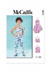 McCall's NÄHMUSTER M8374 Mädchen Strickjacke, zugeschnittenes Oberteil, Leggings S, M, L