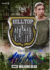 Walking Dead Season 8 Mold [25] Faction Patch Autograph Relic Card Katelyn Nacon