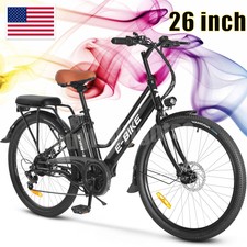 電動シティ自転車大人用 26 インチ通勤用電動自転車 |シマノ 7 スピード 500W アクシニウ