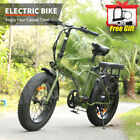 E-Bike 26'' Electric Bike 750W Motor City Bicycle Commuter Ebike Adults Green