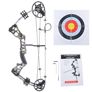 15-45lbs Youth Compound Bow Set Junior Kids Target Gift Archery Hunting Shooting - Picture 1 of 15