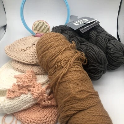 Caron X Pantone Soft Yarn Lot Dane Gray ( 2) Mustard (1) etc. - Image 1 of 4