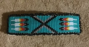 Beautiful Native American Lakota Sioux Beaded Barrette. - Picture 1 of 4