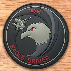 ISRAEL AIR FORCE EAGLE DRIVER 106 SQD PVC PATCH 3D F-15 "BAZ" (FLIGHT CREW) - Picture 1 of 1