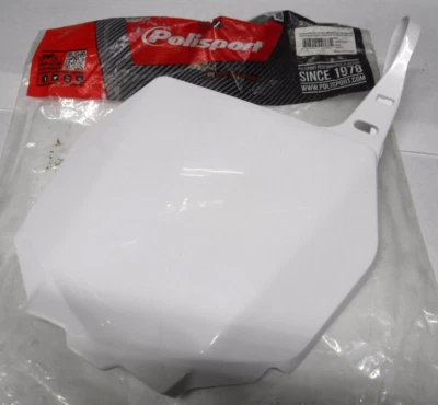 PANEL MATRÍCULA POLISPORT BLANCO SUZUKI RM125 RM250 RMZ250 RMZ450 H83-12 Foto 1 de 4