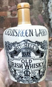 Irish Whisky Stoneware Jug Belfast Ireland outback dig Western Australia c 1900 - Picture 1 of 8