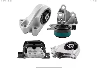 Montaje de motor y transmisión 4 piezas para Chevrolet Equinox 2,4 L 2010-2015 2016 2017 A5659 Foto 1 de 4