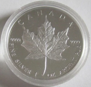 Kanada 5 Dollars 1989 Maple Leaf 1 Oz Silber PP - Bild 1 von 2