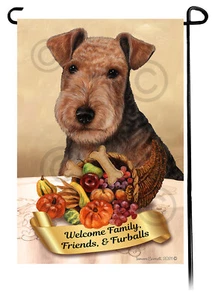 Erntedank Garten Flagge - Lakeland Terrier 082 - Bild 1 von 1