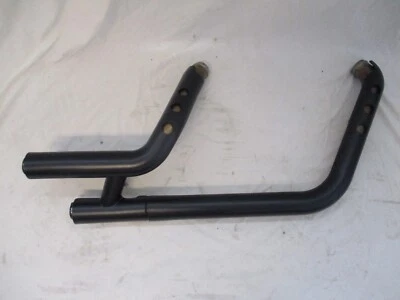 HARLEY DAVIDSON SOFTAIL STREET BOB LOWRIDER HEADERS & BLACK HEAT SHIELD M8 18-UP Foto 1 de 4