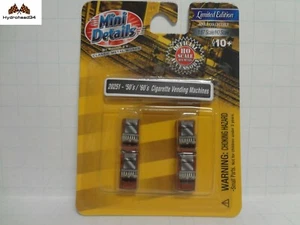 Mini Metals Mini Details #20251 '50s '60s Cigarette Vending Machines x4 1:87/HO - Picture 1 of 3